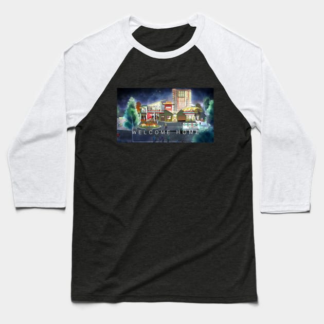 South Park Sodosopa "Welcome Home" Baseball T-Shirt by stonn8375